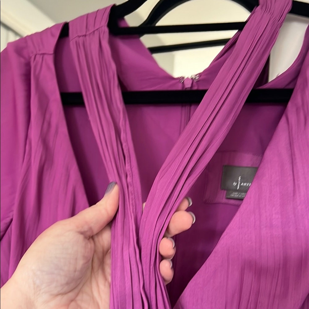 Anthropologie Vibrant Purple Dress - Picture 4 of 5